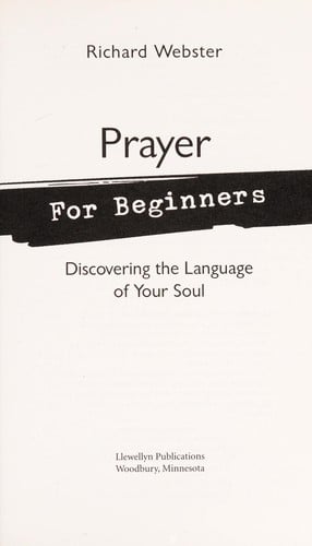 Prayer for Beginners