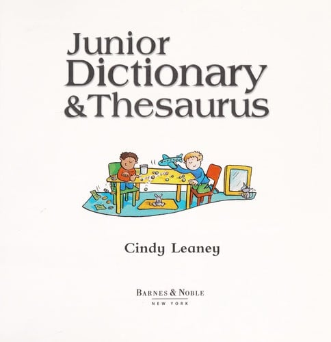 Junior dictionary & thesaurus