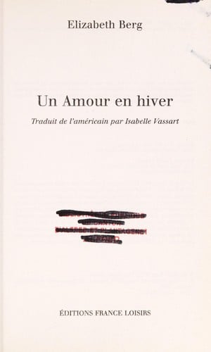 Un amour en hiver
