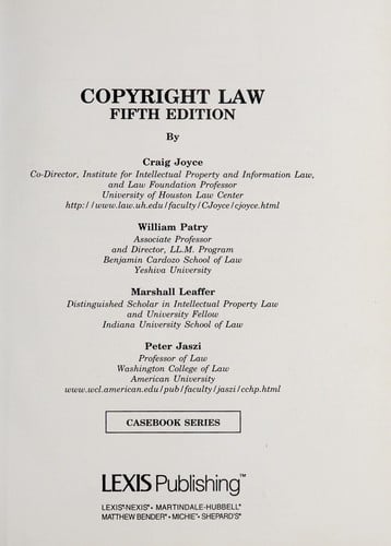 Copyright law