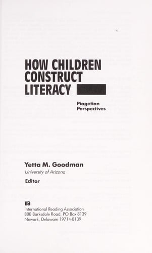 How children construct literacy