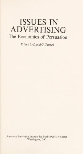 Issues in advertising