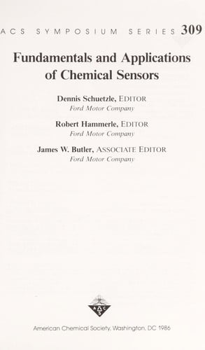 Fundamentals and applications of chemical sensors