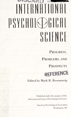International psychological science