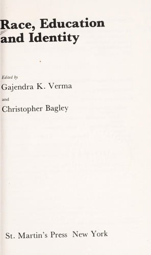 Race, education, and identity