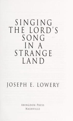 Singing the Lord's song