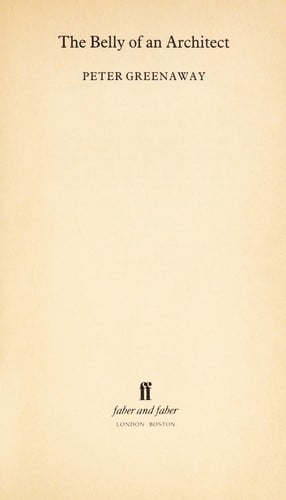 The belly of an architect