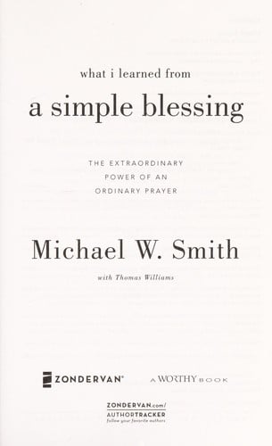 What I learned from a Simple Blessing