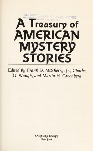 A Treasury of American mystery stories