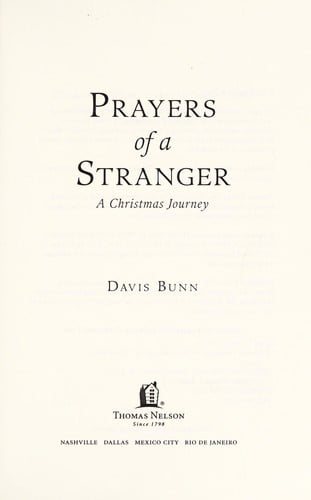 Prayers of a stranger