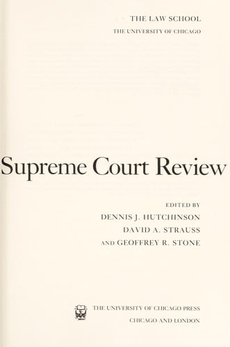 The Supreme Court review