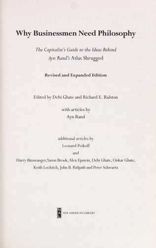 Why businessmen need philosophy