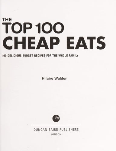 The top 100 cheap eats