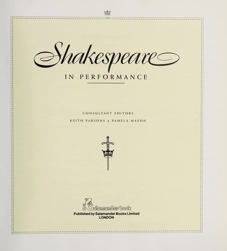 Shakespeare in performance