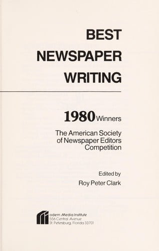 Best newspaper writing