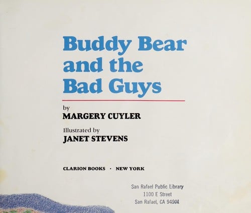 Buddy Bear and the bad guys