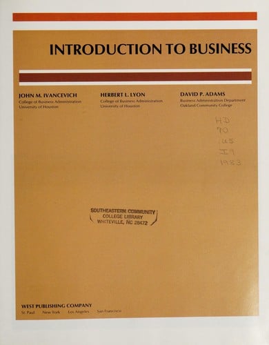 Introduction to business