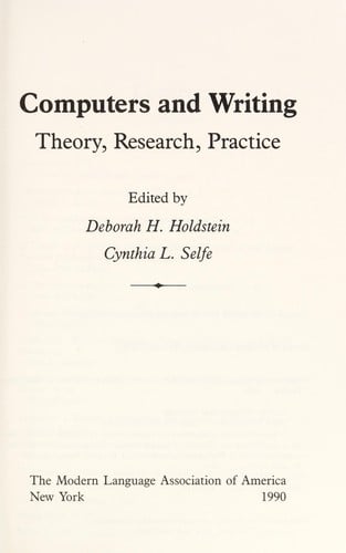 Computers and writing