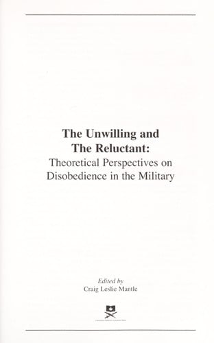 The unwilling and the reluctant