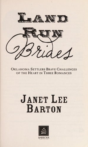 Land run brides