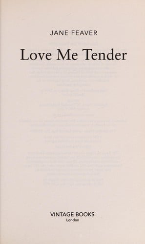 Love me tender