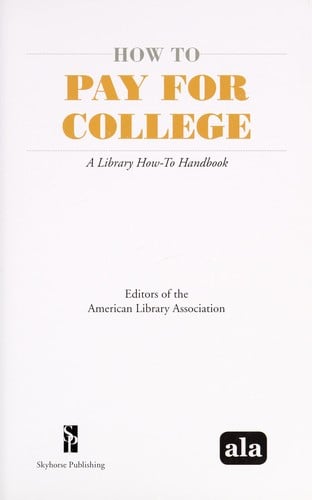 How to pay for college