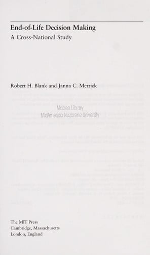 End-of-life decision making