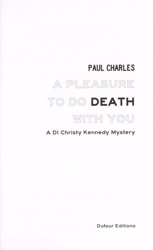 A pleasure to do death with you