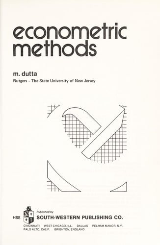 Econometric methods