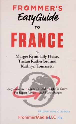 Frommer's easyguide to France