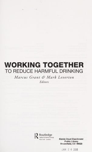 Working together to reduce harmful drinking