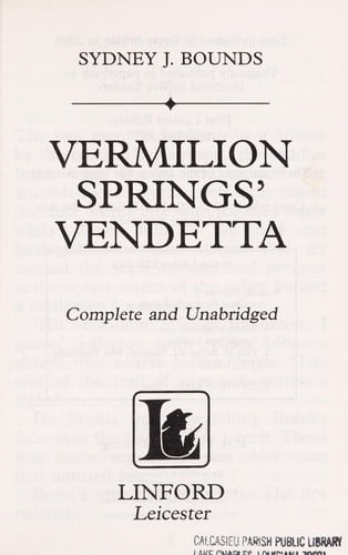 Vermilion Springs' vendetta