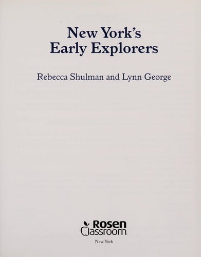 New York's early explorers