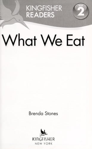 What we eat