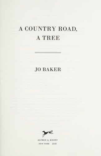 A country road, a tree