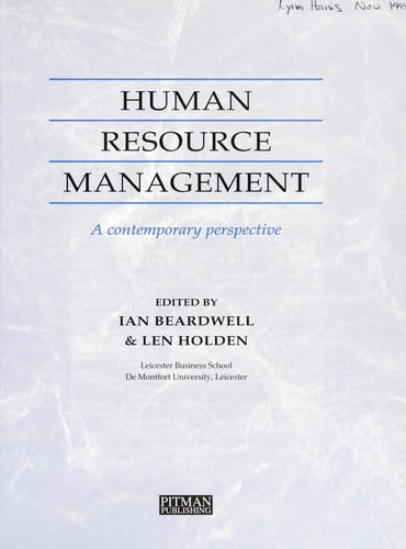 Human resource management