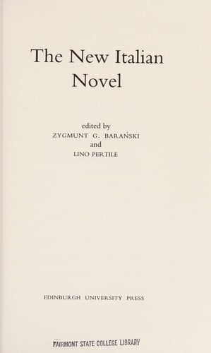 The new Italian novel