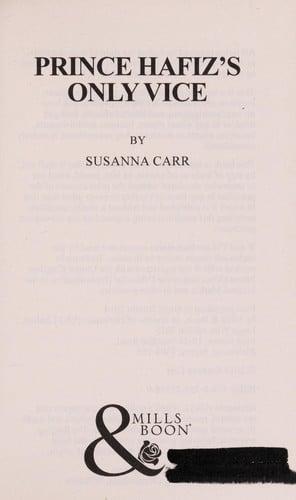 Prince Hafiz's only vice