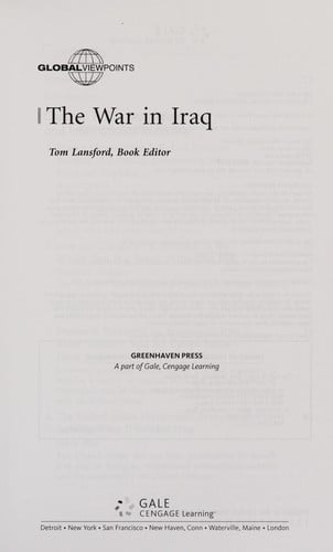 The war in Iraq