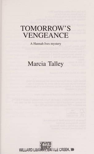 Tomorrow's vengeance