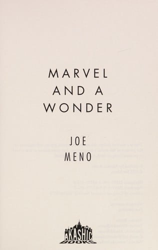 Marvel and a wonder