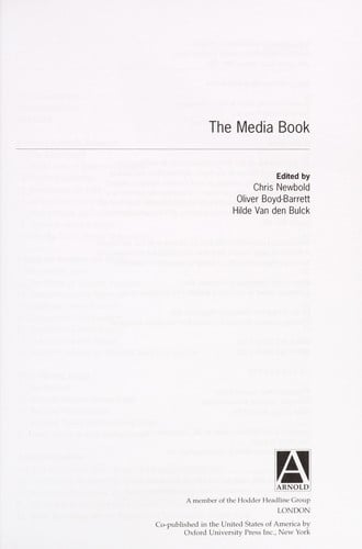 The media book