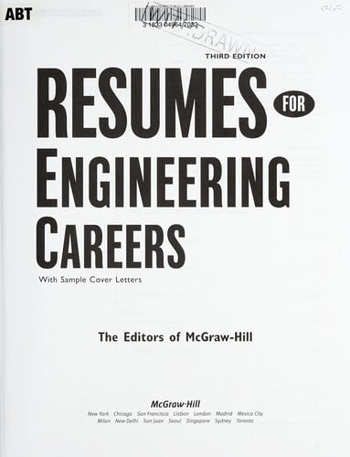 Resumes for engineering careers
