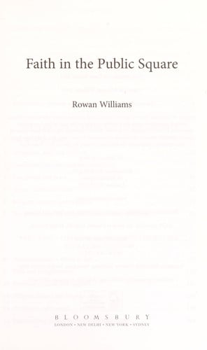 Faith in the public square