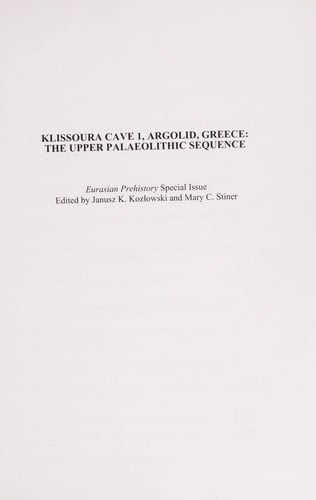 Eurasian prehistory 7.