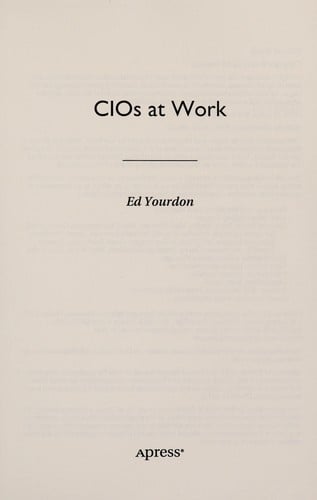 CIOs at Work