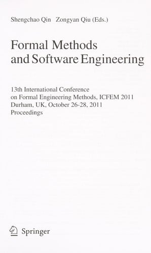 Formal Methods and Software Engineering