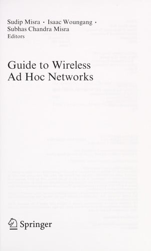Guide to wireless ad hoc networks