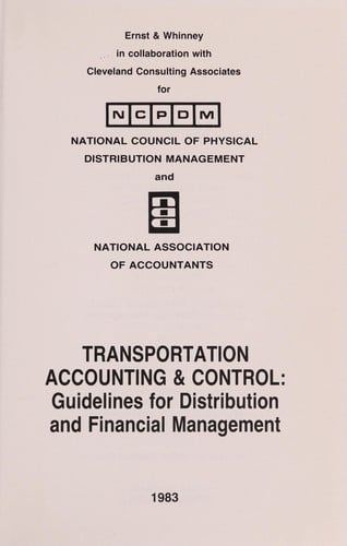 Transportation accounting & control