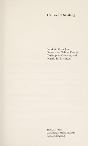 The price of smoking